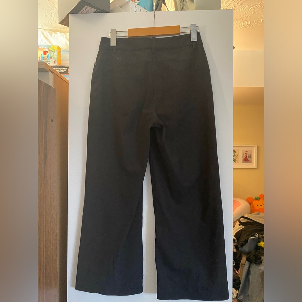 ☘️Lululemon Women's Black Wide-Leg Pants - Picture 2 of 4